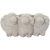 Clayre & Eef 6TE0372 Květináč do interiéru Sheep Grey 26x20x12 cm
