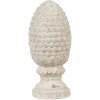 Clayre & Eef 6TE0393S Dekorativní jedlový kužel béžový Ø 10x23 cm
