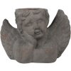 Clayre & Eef 6TE0401 Květináč do interiéru Angel Grey 30x13x20 cm