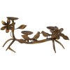 Clayre & Eef 6Y4491 Svícen Ptáci měděný 50x25x21 cm