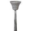 Clayre & Eef 6Y4496 Svícen stříbrný Ø 15x50 cm