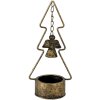 Clayre & Eef 6Y4512 Svícen na vánoční stromek měděný 10x8x24 cm