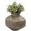 Clayre & Eef 6Y4528 Váza zlaté barvy Ø 27x21 cm