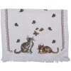 Ručník pro hosty Clayre & Eef CT014 White 40x66 cm