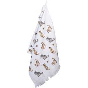 Ručník pro hosty Clayre & Eef CT015 White 40x66 cm