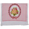 Ručník pro hosty Clayre & Eef CT020 White, Pink 40x66 cm