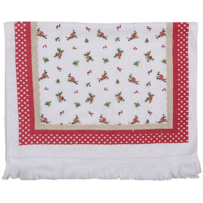 Ručník pro hosty Clayre & Eef CT022 White 40x66 cm