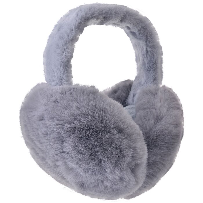 Clayre & Eef JZEW0001G Ohřívač uší šedý 13 cm