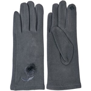 Clayre & Eef JZGL0038 Rukavice Winter Grey 8x24 cm