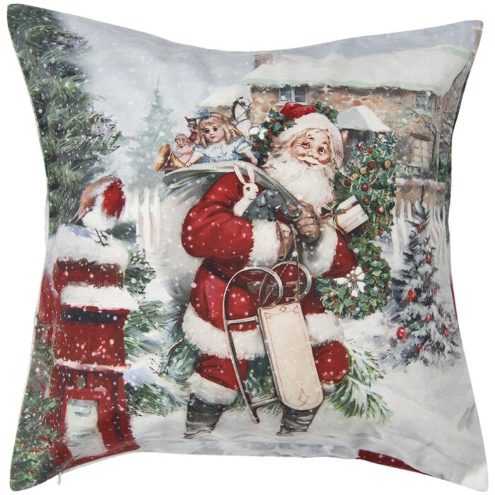 Clayre & Eef KT021.282 Povlak na polštář bílý 45x45 cm