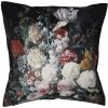 Clayre & Eef KT021.283 Povlak na polštář černý 45x45 cm