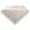 Ubrus Clayre & Eef Little Rose Collection 100x100 cm krémový