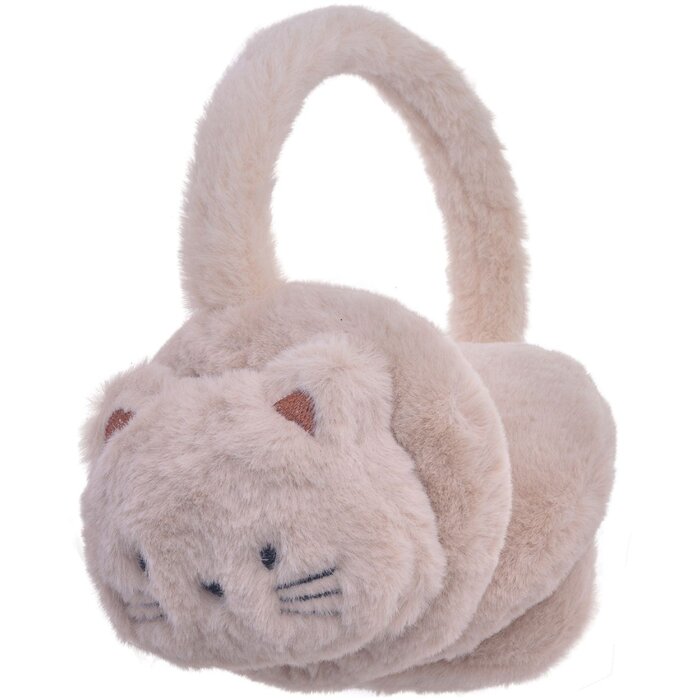 Clayre & Eef MLLLEW0013BE Ohřívač uší pro děti béžový 13 cm