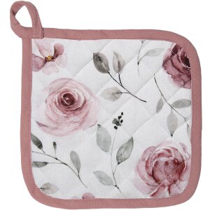 Clayre & Eef RUR45 Chňapka růžová 20x20 cm