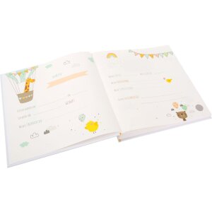 Goldbuch baby album Hurá, jsi tady 30x31 cm 60 bílých stran