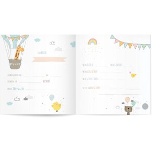 Goldbuch baby album Hurá, jsi tady 30x31 cm 60 bílých stran