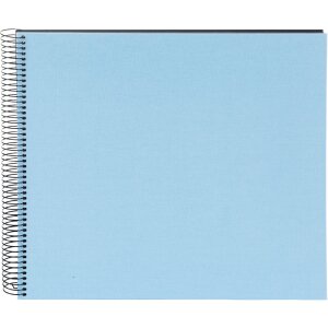 Goldbuch spirálové album Bella Vista sky blue 35x30 cm 40 černých stran