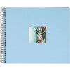 Goldbuch spirálové album Bella Vista sky blue 34x30 cm 40 černých stran