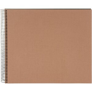 Goldbuch spirálové album Bella Vista lískový oříšek 35x30 cm 40 černých stran