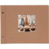 Goldbuch šroubovací album Bella Vista lískový oříšek 30x25 cm 40 černých stran