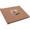 Goldbuch šroubovací album Bella Vista lískový oříšek 30x25 cm 40 černých stran