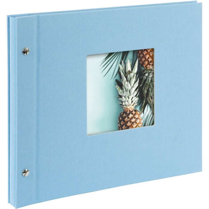 Goldbuch šroubovací album Bella Vista sky blue 30x25 cm 40 černých stran