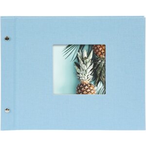Goldbuch šroubovací album Bella Vista sky blue 30x25 cm 40 černých stran