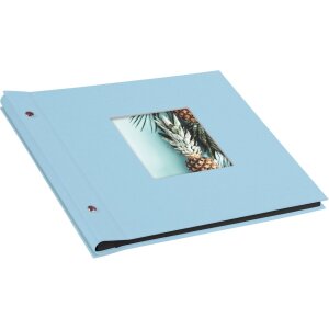Goldbuch šroubovací album Bella Vista sky blue 30x25 cm 40 černých stran