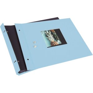 Goldbuch šroubovací album Bella Vista sky blue 30x25 cm 40 černých stran