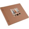Goldbuch šroubovací album Bella Vista lískový oříšek 30x25 cm 40 bílých stran