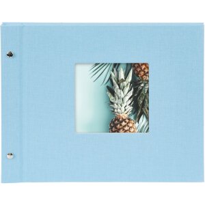 Goldbuch album se šroubovacím uzávěrem Bella Vista sky blue 30x25 cm 40 bílých stran
