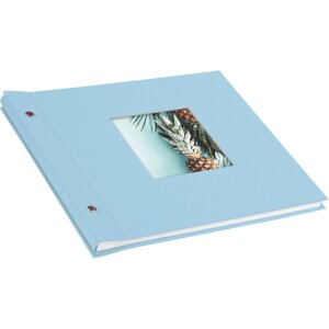 Goldbuch album se šroubovacím uzávěrem Bella Vista sky blue 30x25 cm 40 bílých stran