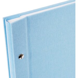 Goldbuch album se šroubovacím uzávěrem Bella Vista sky blue 30x25 cm 40 bílých stran