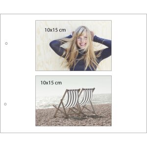 Goldbuch album se šroubovacím uzávěrem Bella Vista sky blue 30x25 cm 40 bílých stran