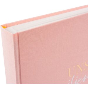 Goldbuch fotoalbum Linum 2.0 rosé Rodinné štěstí 30x31 cm 60 bílých stran