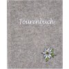 Goldbuch touring book Edelweiss šedá 16,5x13,3 cm 96 bílých stran