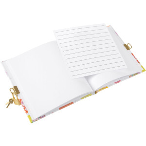 Goldbuch diář Celebrate! se zámkem 16,5x16,5 cm 96 bílých stran