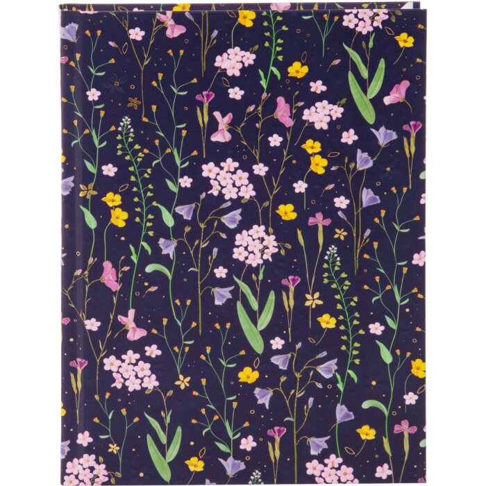 Goldbuch zápisník Meadow Miracles Blue 15x22 cm 200 bílých stran