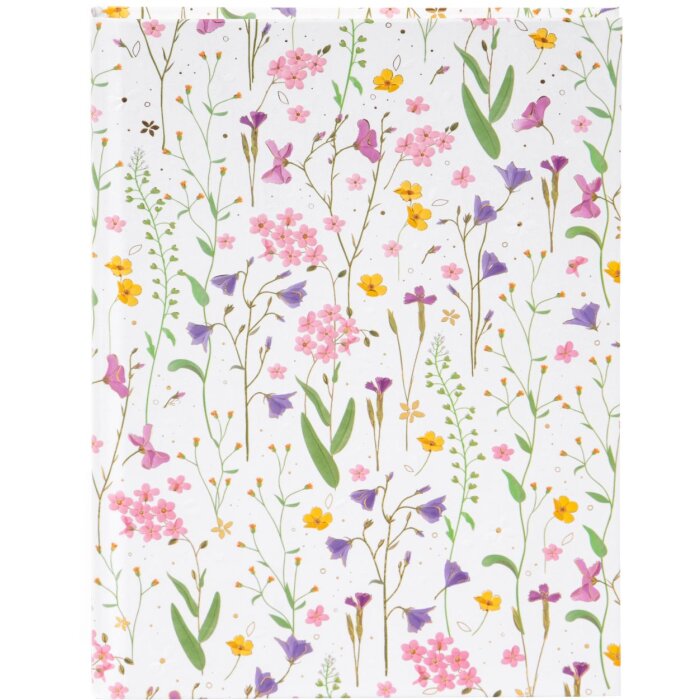 Goldbuch zápisník Meadow Miracles bílý 15x22 cm 200 bílých stran