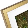 Dřevěný rám Goldbuch Pino 20x25 cm zlatý s paspartou 13x18 cm