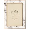 Kovový portrétní rám Goldbuch Marble 13x18 cm bílý