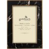 Kovový portrétní rám Goldbuch Marble 10x15 cm černý