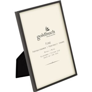 Kovový portrétní rám Goldbuch Fine 10x15 cm antracitový