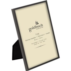 Kovový portrétní rám Goldbuch Fine 13x18 cm antracitový