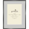 Goldbuch kovový fotorámeček Scuro černý s paspartou 13x18 cm