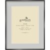 Goldbuch kovový fotorámeček Scuro černý s paspartou 15x20 cm