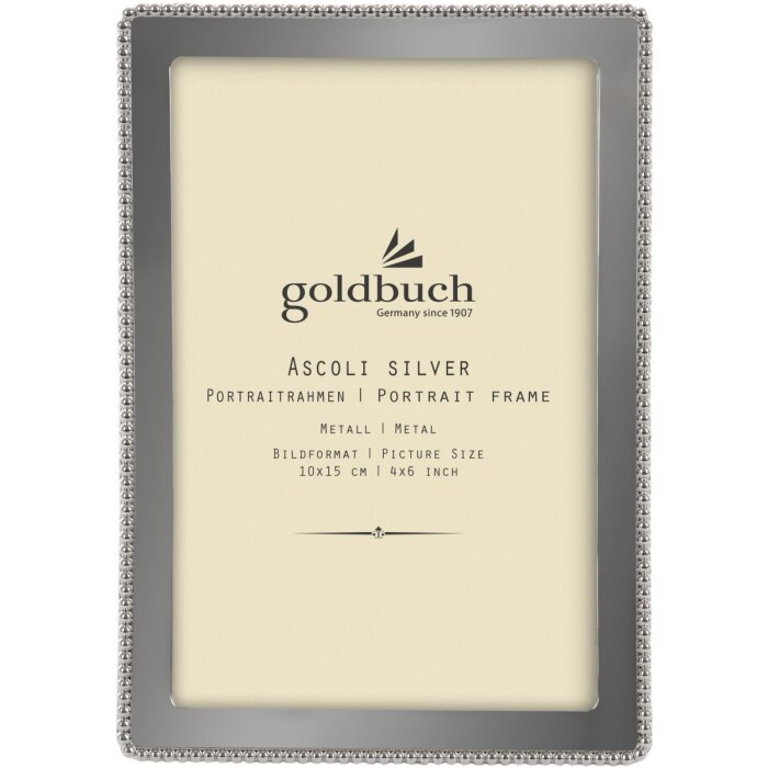 Kovový fotorámeček Goldbuch Ascoli silver 10x15 cm