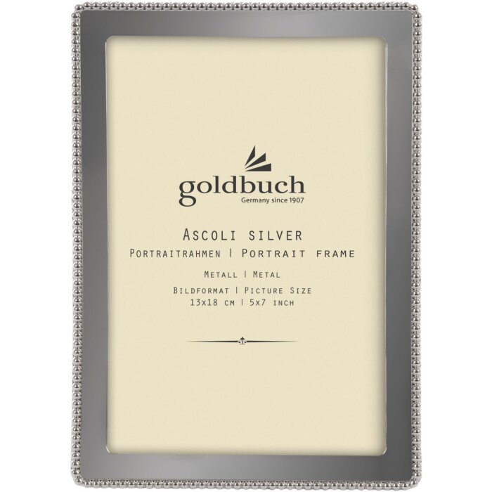Kovový fotorámeček Goldbuch Ascoli silver 13x18 cm