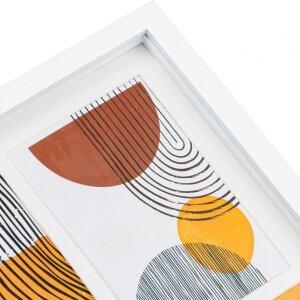 Henzo dřevěný rám do galerie Piano 15 fotografií 10x15 cm bílý 35x85 cm