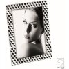 Mascagni A1531 Kovový portrétní rám Geometric 13x18 cm stříbrný lesklý